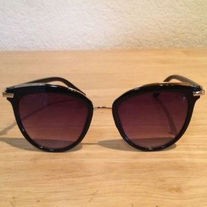 Gold Rimmed Sunglasses